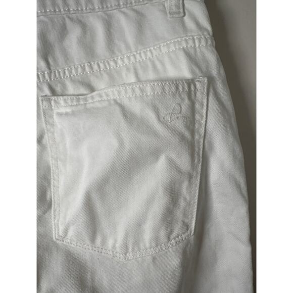 DL1961 Hepburn Wide Leg High Rise Vintage White Ankle Jeans Womens Size 28 - Picture 7 of 9